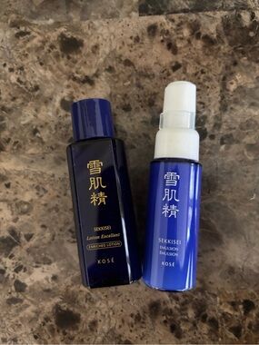 Kose Sekkisei Emulsion 20ml/Enriched Lotion 24ml Sample Set Skincare Face New